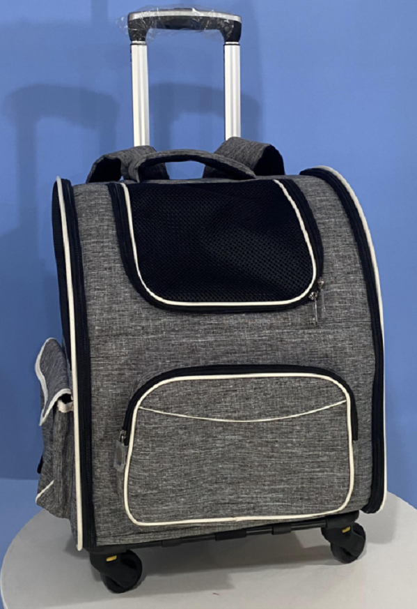 Pet Backpack Carrier Trolleys on Wheels