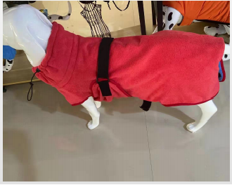 super absorbent and quick-drying pet bathrobe